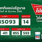 ผลสลากกินแบ่งรัฐบาลปี2565